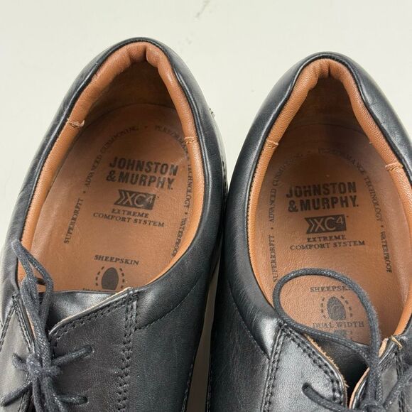 Johnston & Murphy Tabor Run Off Leather Lace Up Bike Toe Oxfords Size 14